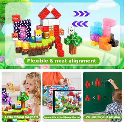 Goody King 150pcs Magnetic Blocks - Image 5
