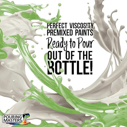 POURING MASTERS Celery Green Acrylic Ready to Pour Pouring Paint - Image 2