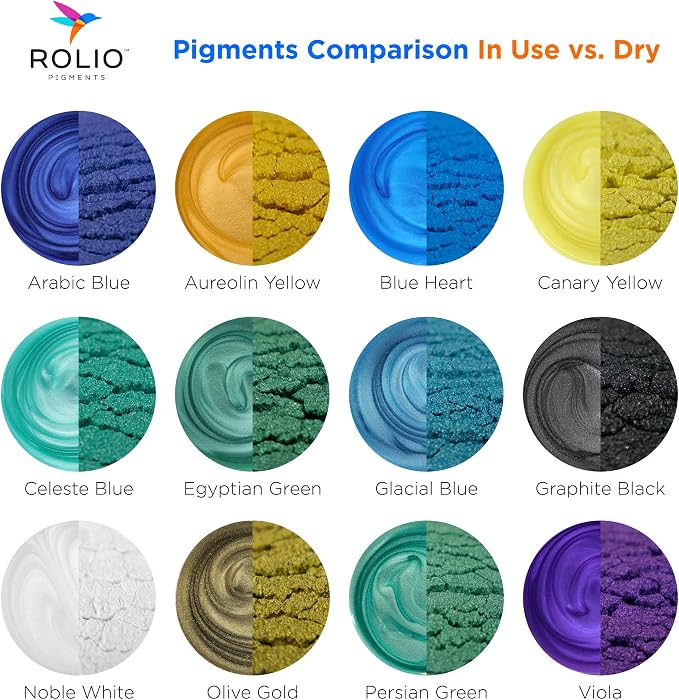 Rolio Mica Powder Pearlescent Color Pigment - Image 2