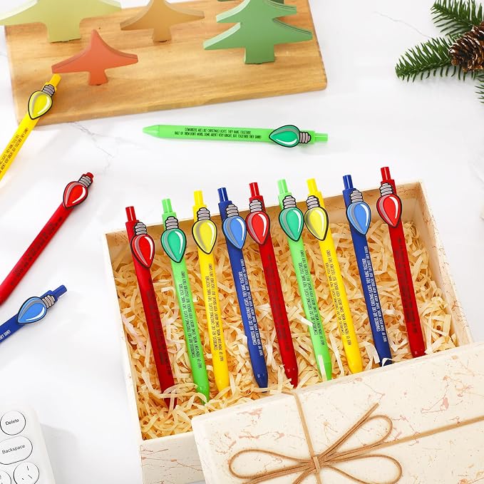 Eaasty 24 Pcs Christmas Gifts for Coworkers Appreciation Ballpoint Pens Bulk - Image 3