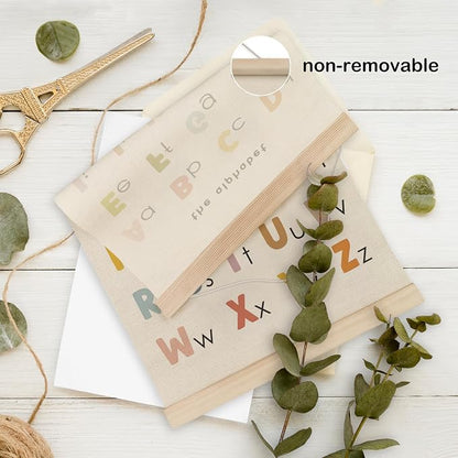 HRQKO Boho Alphabet Numbers Poster Hanger Frame Set of 2, Classroom Wall Decor - Image 5