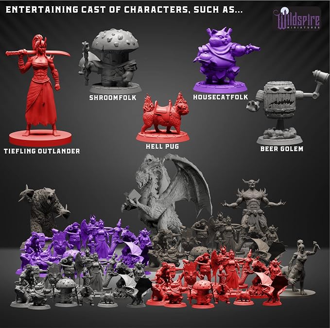 Wildspire Fantasy Monsters & Bookish Dragon - Image 6