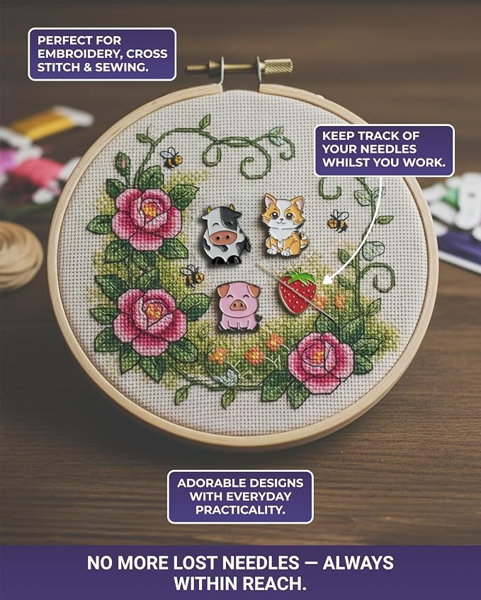 The Quilted Bear Needle Minder - Image 5