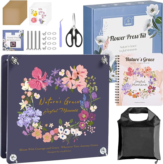 Joy&Grace Flower Press Kit for Adults & Kids, by JoyGrace