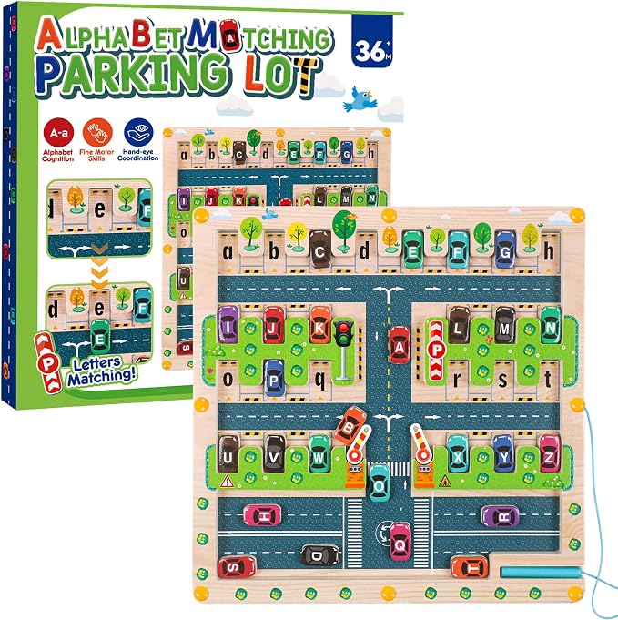 Magnetic Alphabet Maze by CZTCDP