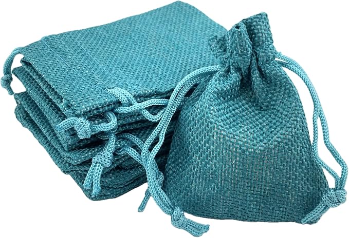 Palmhomee Pack of 25 Burlap Gift Bags by Palmhomee