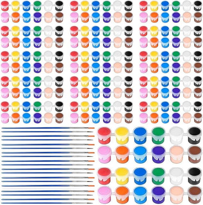 20 Pack Mini Acrylic Paint Set, 12 Colors Acrylic Paints Strips by Unknown