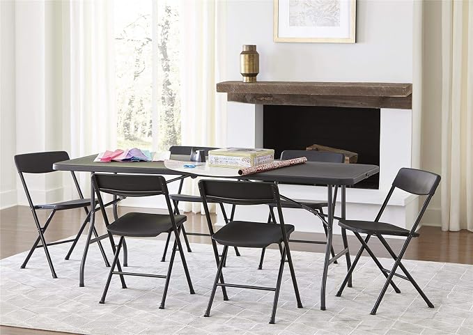 COSCO Molded Folding Banquet Table w/Handle - Image 4