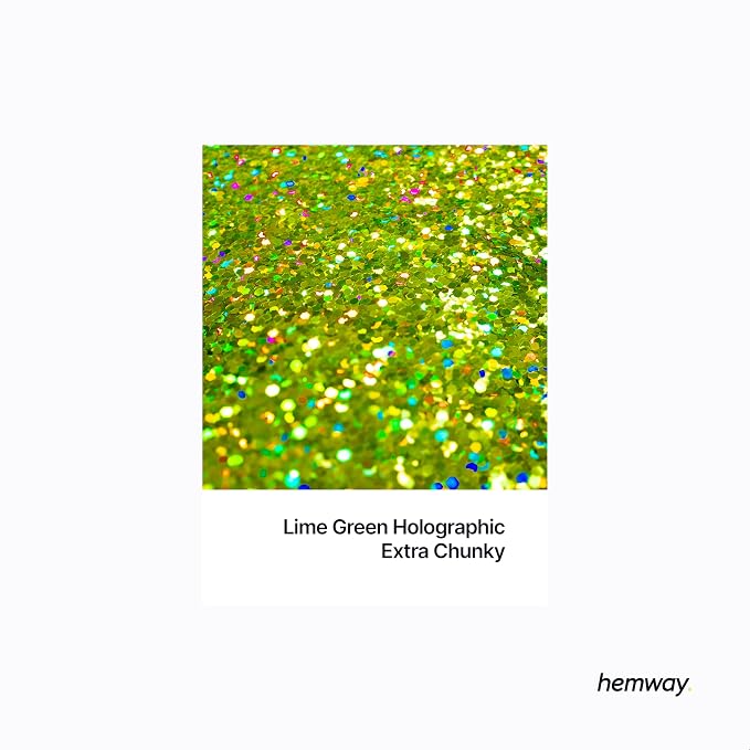 Hemway Polyurethane & Epoxy Resin Glitter 100g / 3.5oz Metallic Crystal Flake - Image 2