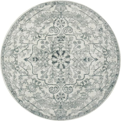Lahome Round Rug 4ft, Soft Rug for Bedroom Machine Washable Office Circle Rug - Image 9