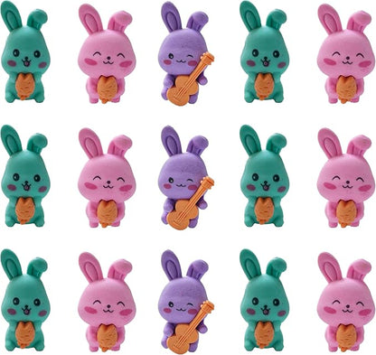 36 Pcs Pencil Eraser Set, 3D Cute Erasers by HomeImpel