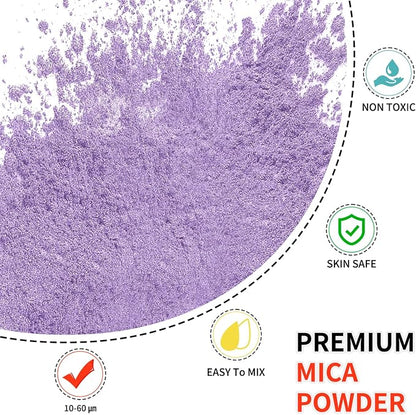 Mica Powder - 100g Mica Powder for Epoxy Resin - Metallic Color Pigment for - Image 2