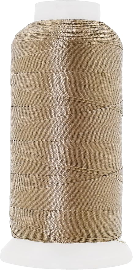 Mandala Crafts Khaki Heavy Duty Thread -1500 Yds Tex 70 Thread by MandalaCrafts