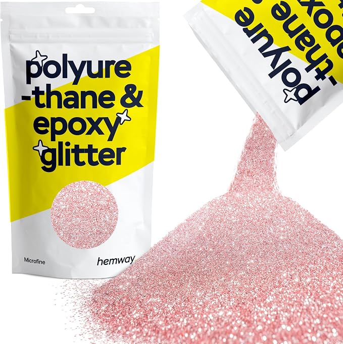 Hemway Polyurethane & Epoxy Resin Glitter 100g / 3.5oz Metallic Crystal Flake by Hemway
