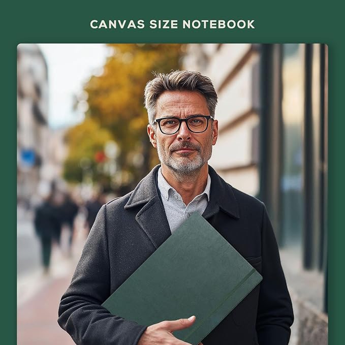 Beechmore Books A3 Sketchbook – 11.7x16.5 Premium Vegan Leather Bound Large - Image 6