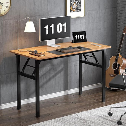 Need Home Office Desk 47 inches Folding Computer Table Workstation No Install - Image 9