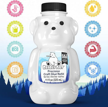 Bearly Art Precision Craft Glue 11fl oz Refill - Image 3
