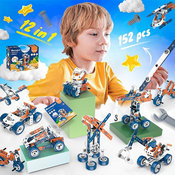SMIESSKIDDO 12 in 1 STEM Toys - Image 4