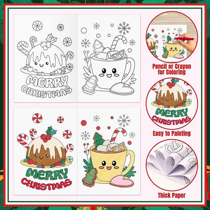 JAPBOR Christmas Food Coloring Books - Image 4