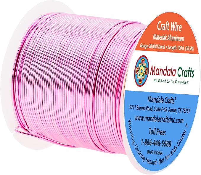 Mandala Crafts 20 Gauge Anodized Aluminum Craft Wire - Image 2