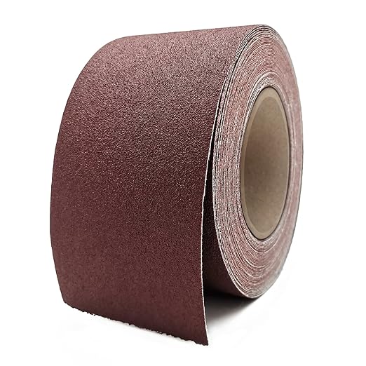 150 Grit Sandpaper Roll, 3 Inch x 49 Feet Emery Cloth Roll Aluminum Oxide by XHKDSYMC