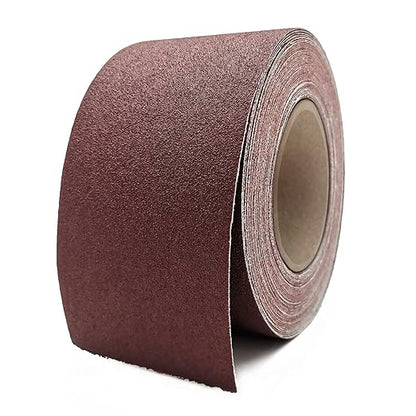 150 Grit Sandpaper Roll, 3 Inch x 49 Feet Emery Cloth Roll Aluminum Oxide by XHKDSYMC