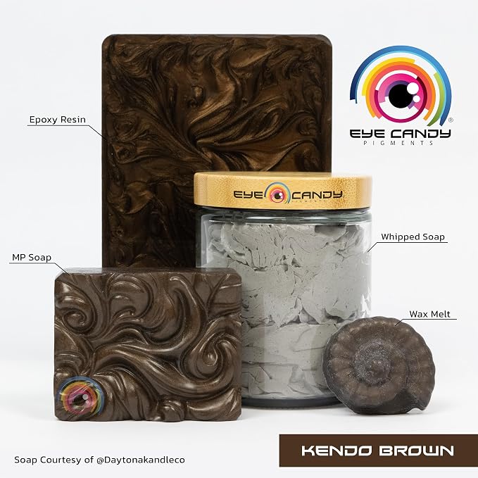 Eye Candy Pigments Premium Brown Mica Powder - Image 3