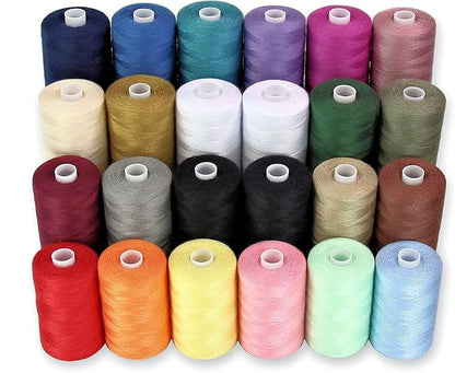 Sewing Thread-24 Spools of Polyester Thread by BlesSew