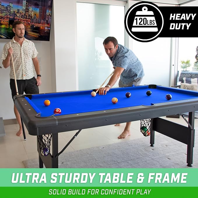 GoSports 6, or 8 ft Billiards Tables - Image 3