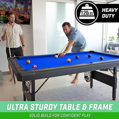 GoSports 6, or 8 ft Billiards Tables - Image 3