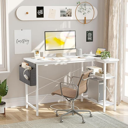 TIQLAB L Shaped Computer Desk - Image 2
