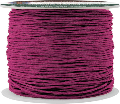 Mandala Crafts 0.5mm 109 Yards Dark Violet Cotton Waxed Cord by MandalaCrafts
