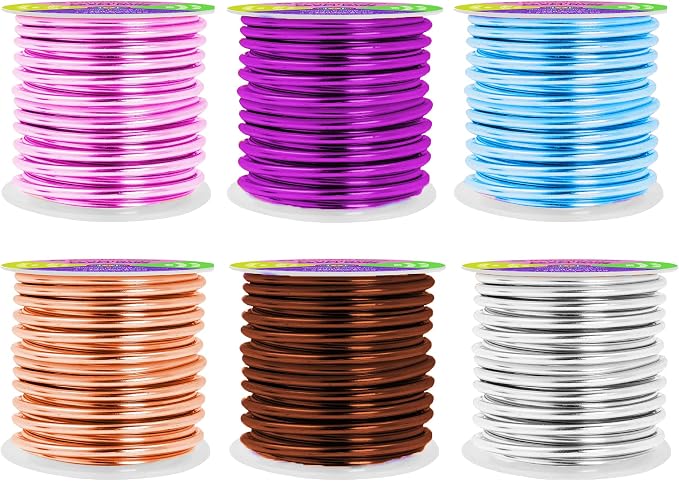 Mandala Crafts 8 Gauge Anodized Aluminum Craft Wire by MandalaCrafts