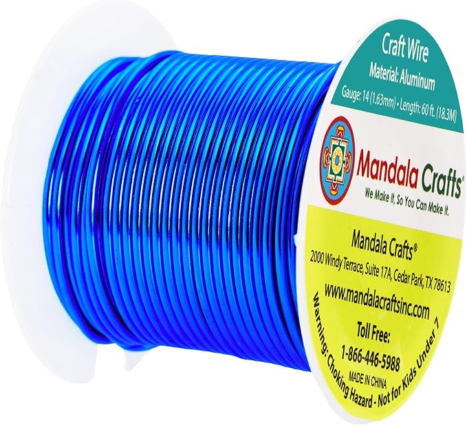 Mandala Crafts 14 Gauge Anodized Aluminum Craft Wire - Image 2