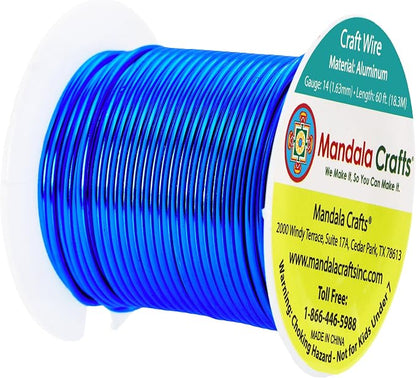 Mandala Crafts 14 Gauge Anodized Aluminum Craft Wire - Image 2