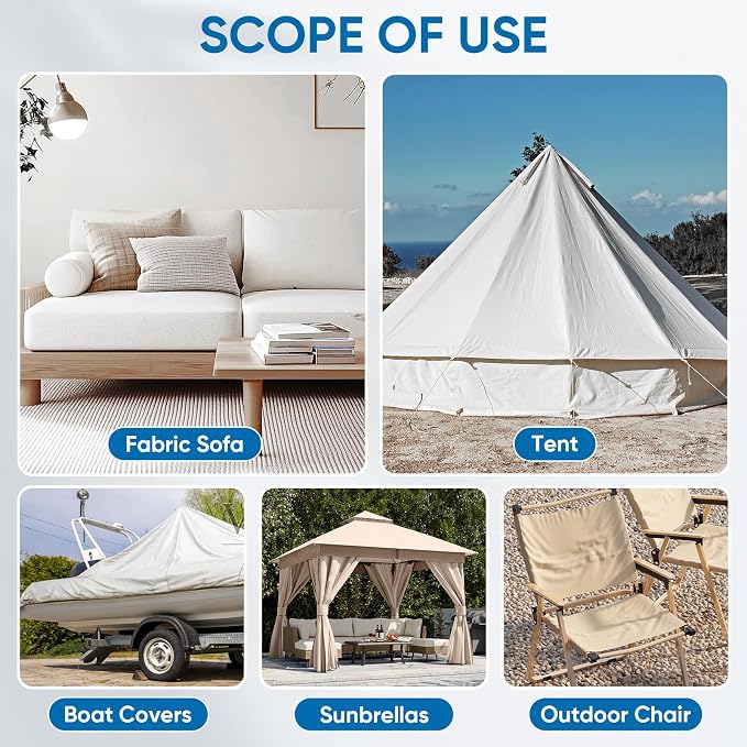 Oversized Canvas Patch 16 "x31, Self-Adhesive Waterproof Canvas Patch Set - Image 6