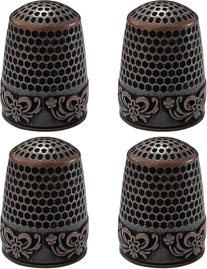 FR 4Pcs Sewing Thimbles, Metal Thimbles by Unknown