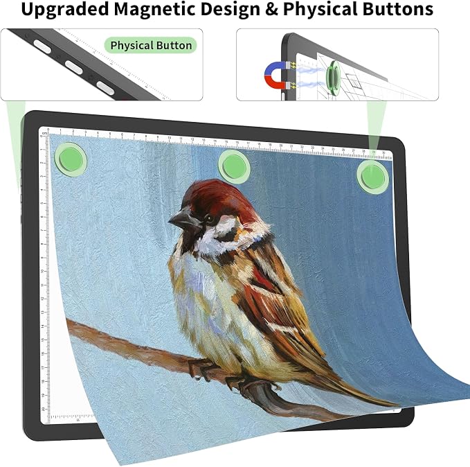 Phylosal Rechargeable A4 LED Light Pad - Image 4