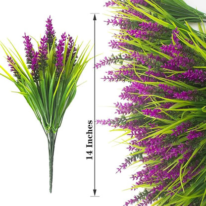 20 Bundles Artificial Plants Outdoor Fake Monkey Grass - Image 2