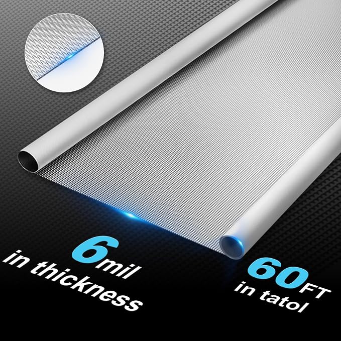 Mylar Film Roll 4FT x 60FT, 6 Mil Silver Diamond Film Foil Roll, Heavy-Duty - Image 5