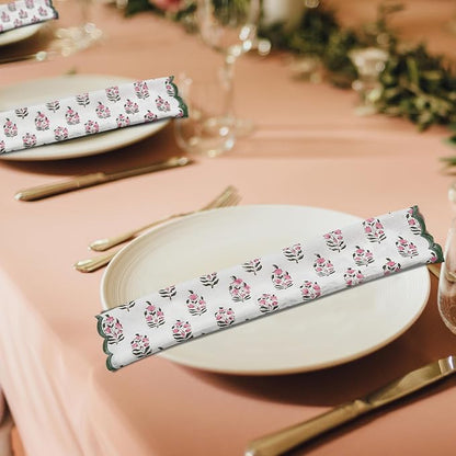 Embroidery Napkins Kitchen Towels Table Decor Table Linen Cotton Napkins Cloth - Image 6