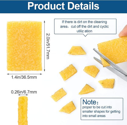 PAGOW 10PCS Rubber Cement Eraser, Glue Residue Pick-Up Eraser, Cleaning Tool - Image 2