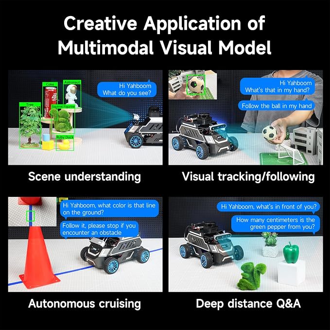 Yahboom ROS2 Robot Car Ackerman Steering Chassis, AI Visual Recognition - Image 8