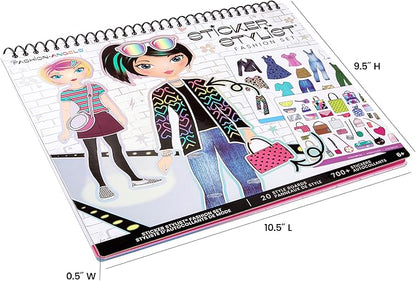 Fashion Angels Sticker Stylist 12544, Fashion Design Sticker by Number Activity - Image 6
