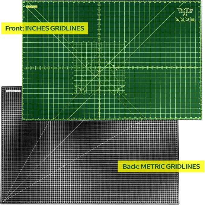Thickness-Upgraded 24" x 36" Self Healing Sewing Mat, WerkWise Rotary Cutting - Image 2