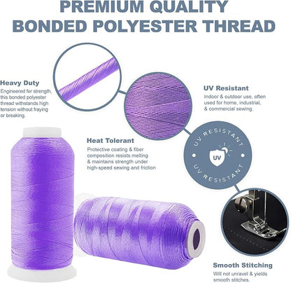 Mandala Crafts Lilac Heavy Duty Thread - Image 3