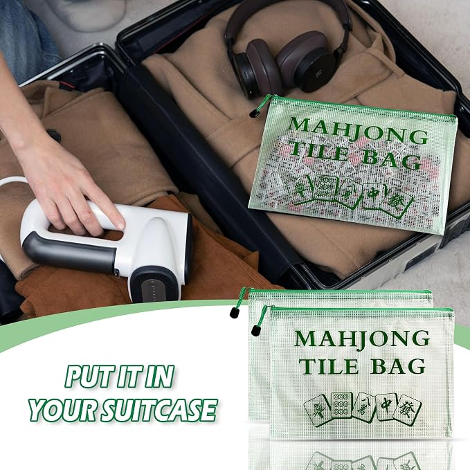 2Pack Mahjong Tile Bag, Case for American Mah Jong Set, Mahjong Gifts - Image 6