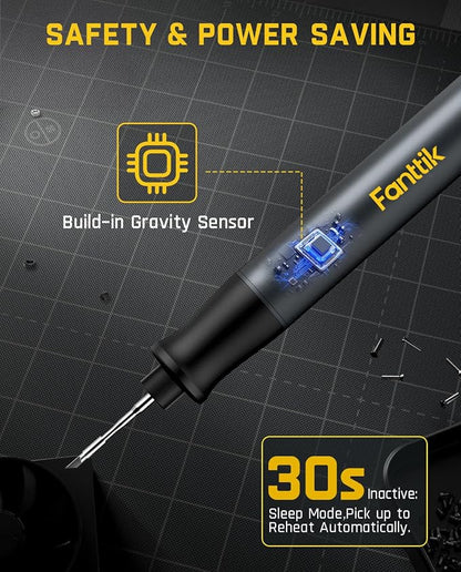 Fanttik T1 Max Soldering Iron Kit, Cordless Soldering Iron, 7 Seconds Fast - Image 7