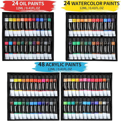 179Pcs Professional All-in-One Art Painting Kit - Image 3