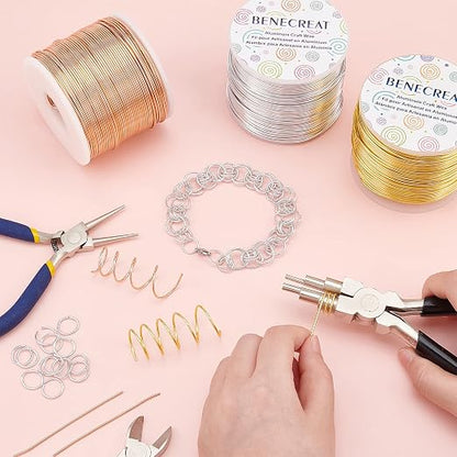 BENECREAT 12 17 18 Gauge Aluminum Wire Anodized Jewelry Craft Making Beading - Image 4